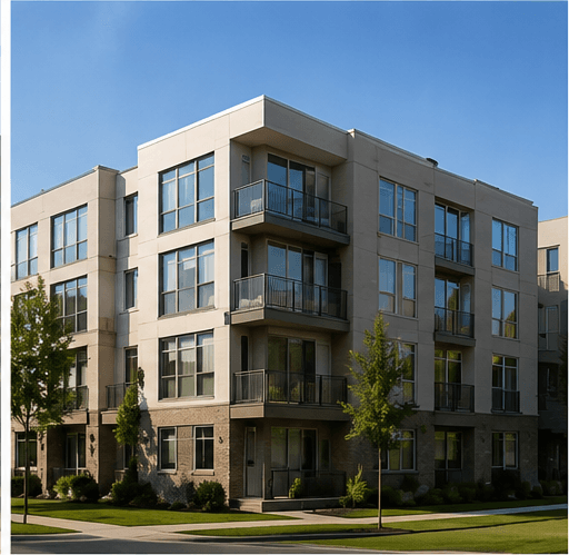 A garden-style affordable housing community