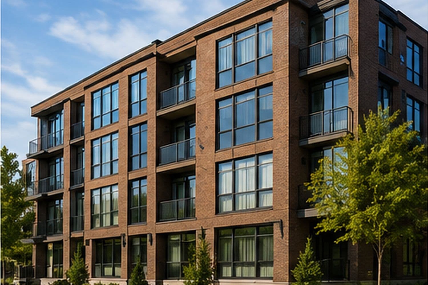 A student housing residence near a campus